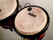 Pickup on bongo drum