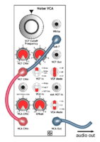 NoiseVCA - SubF modulated