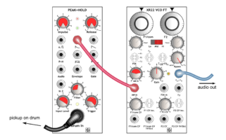 Peak+Hold controlling XR22 VCO FT